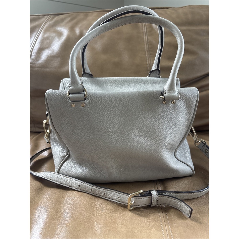 SALE. Kate Spade Gray Leather Satchel crossbody Bag